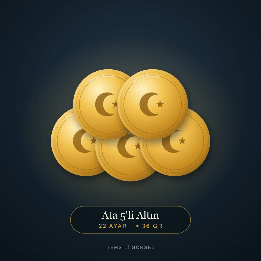 Ata 5-Coin Gold