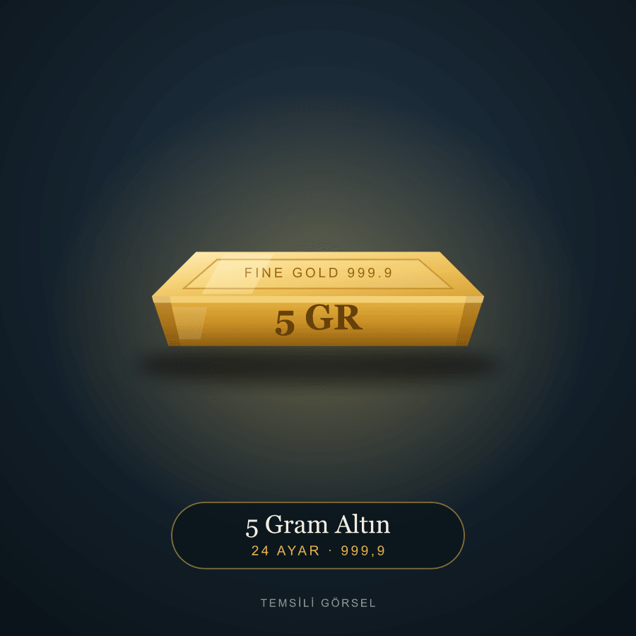 5 Gram Gold Bar